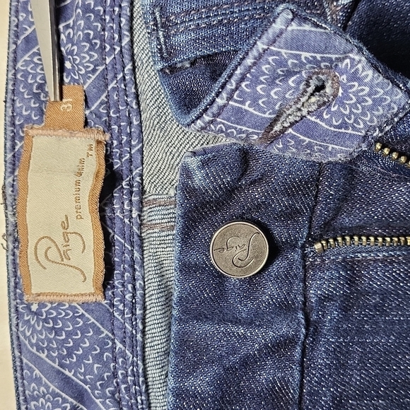 Paige Pico Women's Jeans Size 31 Premium Denim Bootcut Mid-rise Medium Wash - Picture 5 of 8